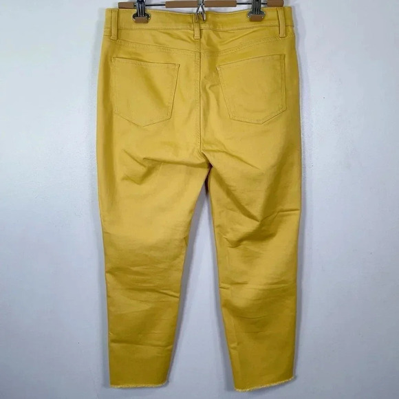 Talbots  Womens Size 10P Flawless Five Pocket Slim Ankle Mustard Jeans - Picture 14 of 14
